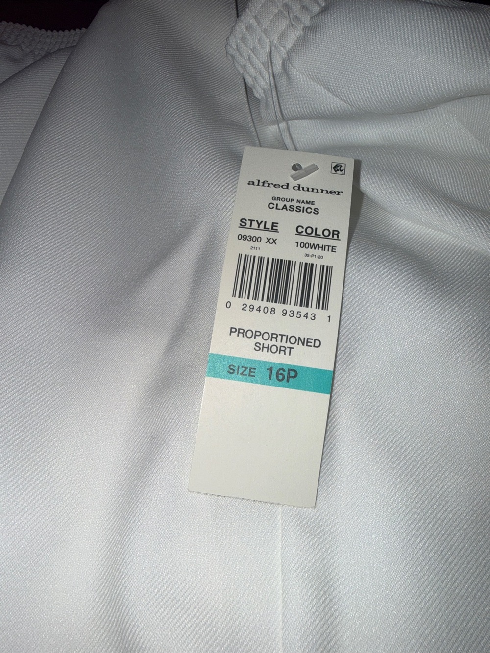 Alfred Dunner White Mini Skirt - Classic Proportioned Short